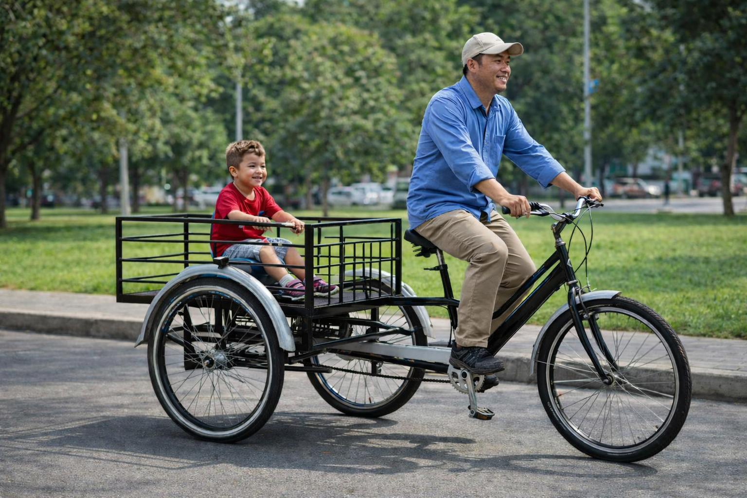 cómo hacer un triciclo para adultos